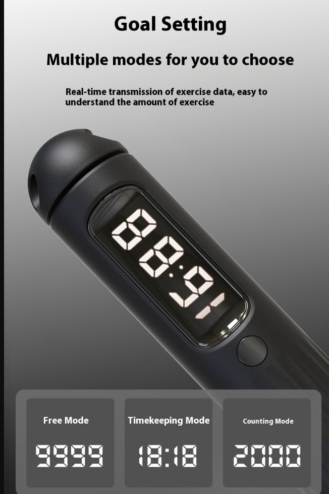 Smart Jump Rope with Digital Counter & Calorie Tracker